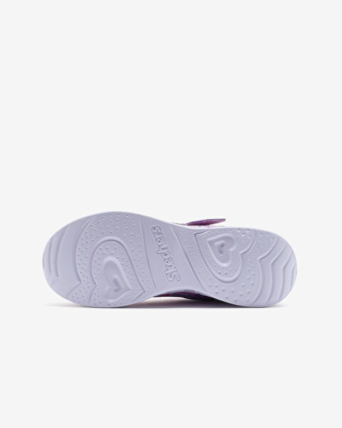 Skechers Heart Lights-boogie Love Büyük Kız Çocuk Mor Işıklı Spor Ayakkabı 303257L LVMT-4