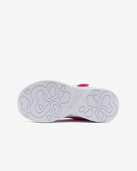 Skechers Infinite Heart Lights Büyük Kız Çocuk Pembe Işıklı Spor Ayakkabı 303261L PKMT-3