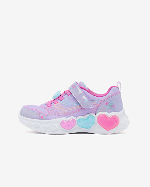 Enchanted Heart Lights Büyük Kız Çocuk Mor Işıklı Spor Ayakkabı 303266L LVMT