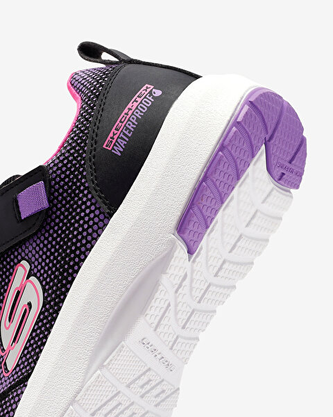 Skechers Dynamic Tread - Journey Time Büyük Kız Çocuk Siyah Spor Ayakkabı 303387L BKHP-8