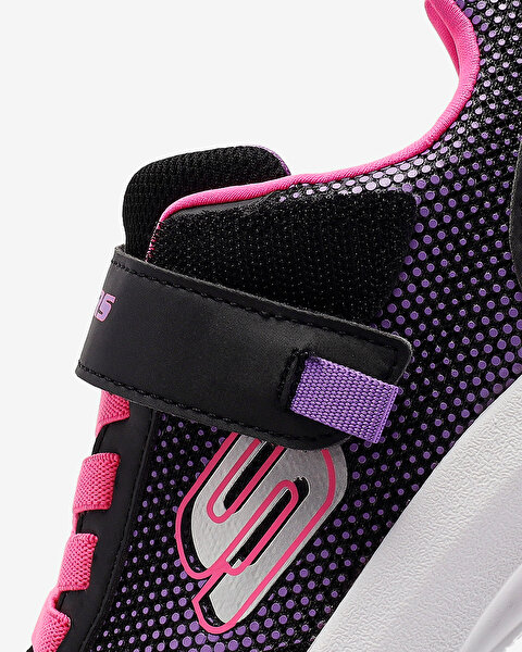 Skechers Dynamic Tread - Journey Time Büyük Kız Çocuk Siyah Spor Ayakkabı 303387L BKHP-9