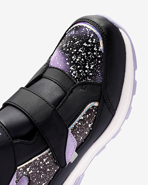 Skechers Storm Blazer Büyük Kız Çocuk Siyah Işıklı Bot 303439L BKLV-12