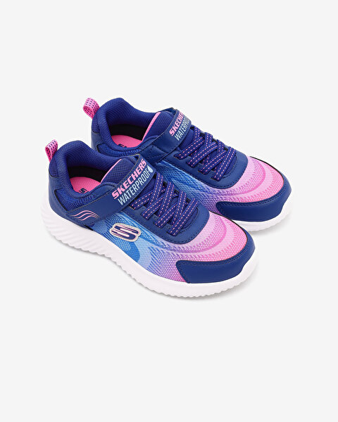 Skechers Bounder Büyük Kız Çocuk Lacivert Spor Ayakkabı 303452L NVMT-4