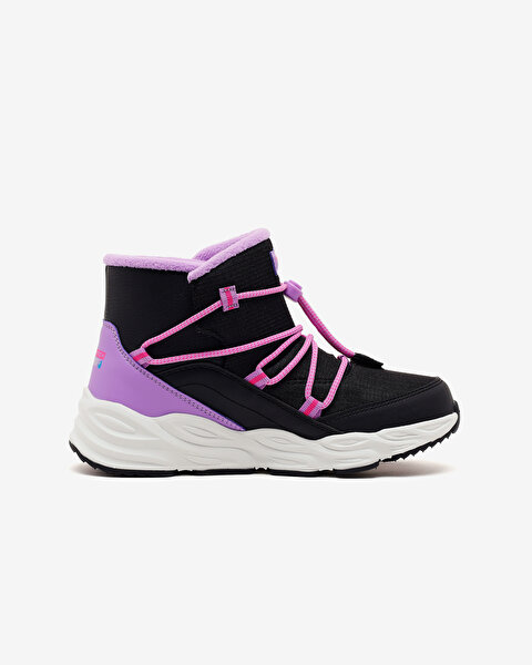 Skechers Turbo Tread Büyük Kız Çocuk Siyah Bot 303492L BKMT-1