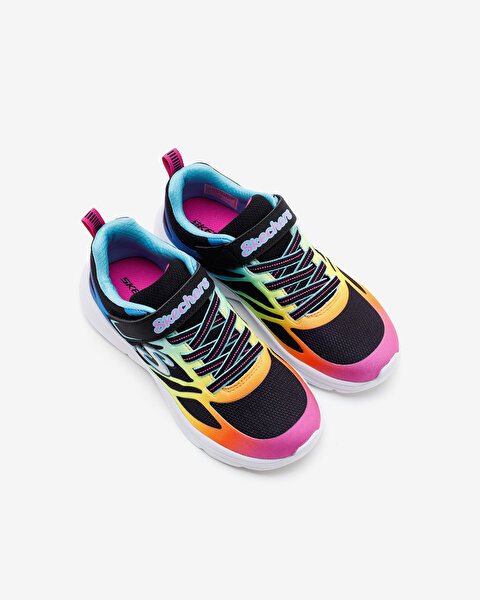 Skechers Power Jams Büyük Kız Çocuk Siyah Spor Ayakkabı 303503L BKMT-5