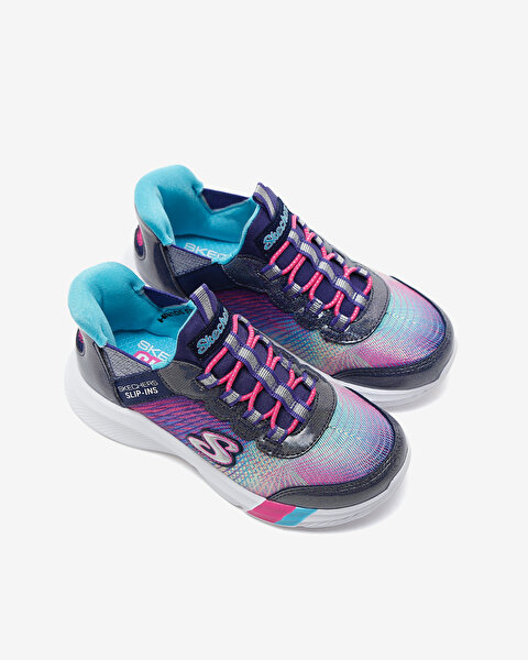 Skechers Dreamy Lites - Colorful Prism - Slip-ins Büyük Kız Çocuk Spor Ayakkabı 303514L NVMT-6
