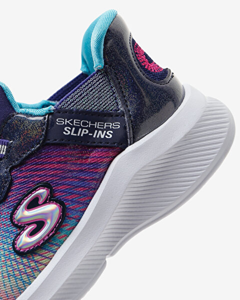 Skechers Dreamy Lites - Colorful Prism - Slip-ins Büyük Kız Çocuk Spor Ayakkabı 303514L NVMT-7