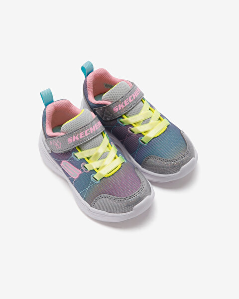 Skechers Snap Sprints 2.0  -  Stars Away Küçük Kız Çocuk Gri Spor Ayakkabı 303518N GYMT-5