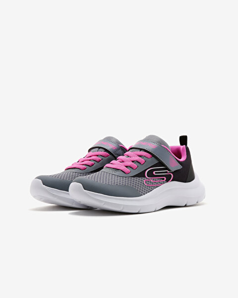 Skechers Skech Fast  -  Trending Color Büyük Kız Çocuk Siyah Spor Ayakkabı 303534L BKGY-4
