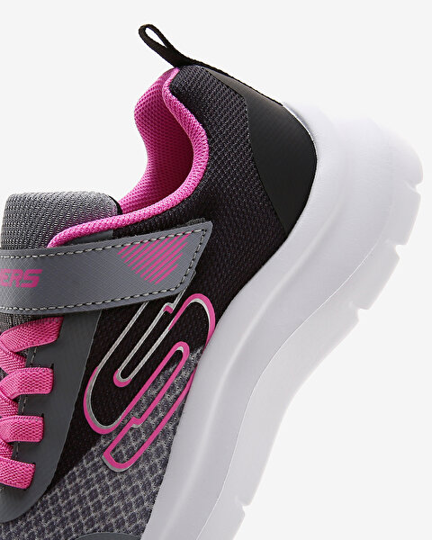 Skechers Skech Fast  -  Trending Color Büyük Kız Çocuk Siyah Spor Ayakkabı 303534L BKGY-10