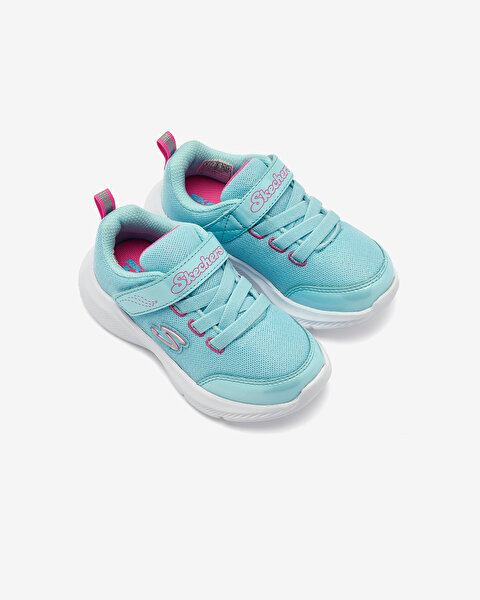 Skechers Sole Swifters Küçük Kız Çocuk Mavi Spor Ayakkabı 303563N AQPK-5