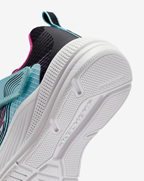 Skechers Microspec Advance Küçük Kız Çocuk Mavi Spor Ayakkabı 303575N AQPR-6