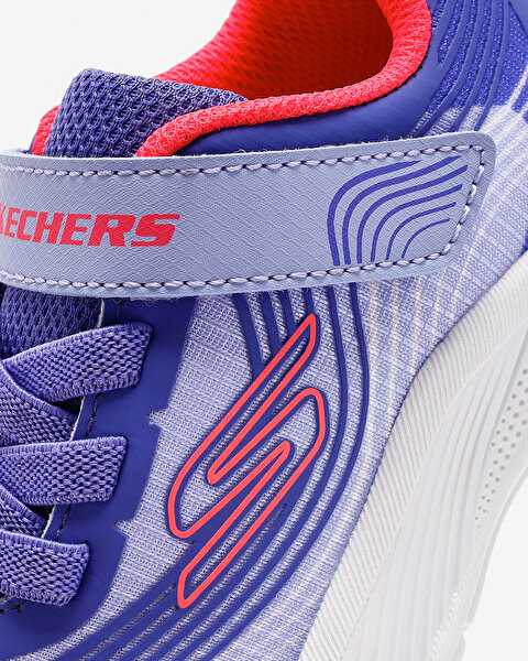 Skechers Microspec Advance Küçük Kız Çocuk Mor Spor Ayakkabı 303575N LVNP-11
