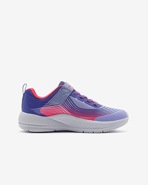 Skechers Microspec Advance Büyük Kız Çocuk Mor Spor Ayakkabı 303575L LVNP-1