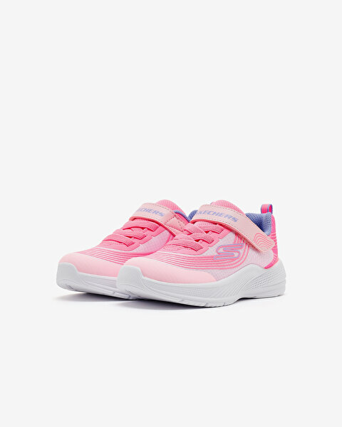Skechers Microspec Advance Küçük Kız Çocuk Pembe Spor Ayakkabı 303575N LTPL-2