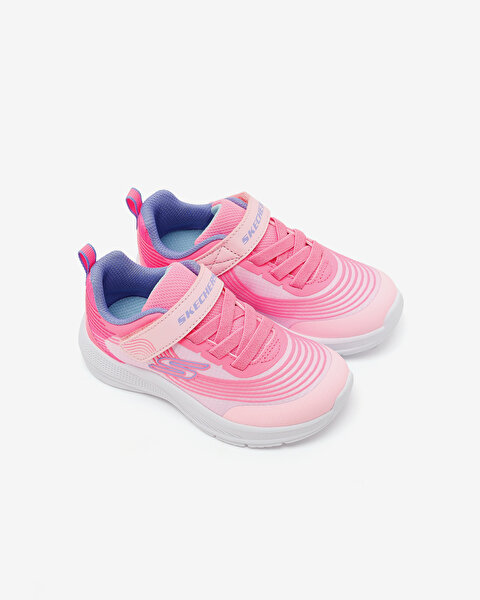 Skechers Microspec Advance Küçük Kız Çocuk Pembe Spor Ayakkabı 303575N LTPL-4