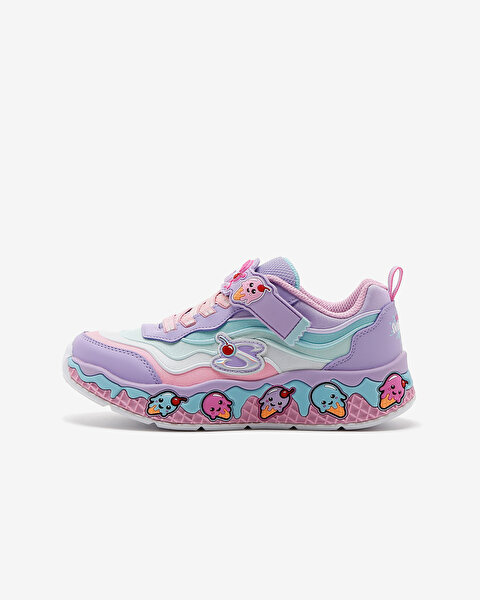 Skechers Sundae Sweeties Büyük Kız Çocuk Mor Spor Ayakkabı 303625L LVMT