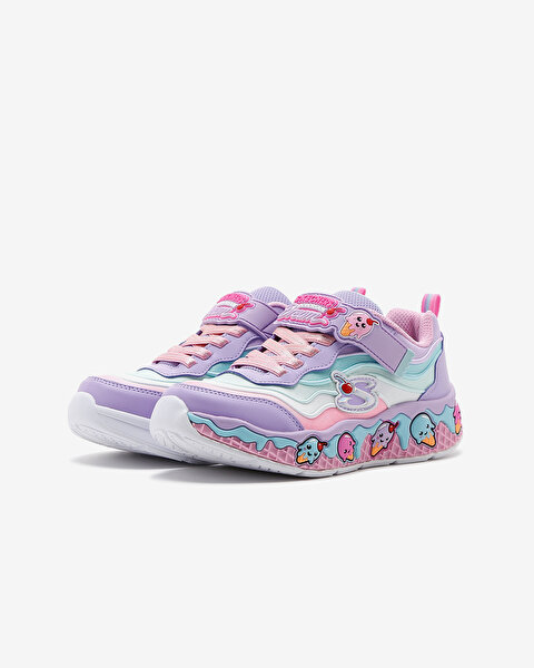Skechers Sundae Sweeties Büyük Kız Çocuk Mor Spor Ayakkabı 303625L LVMT-2