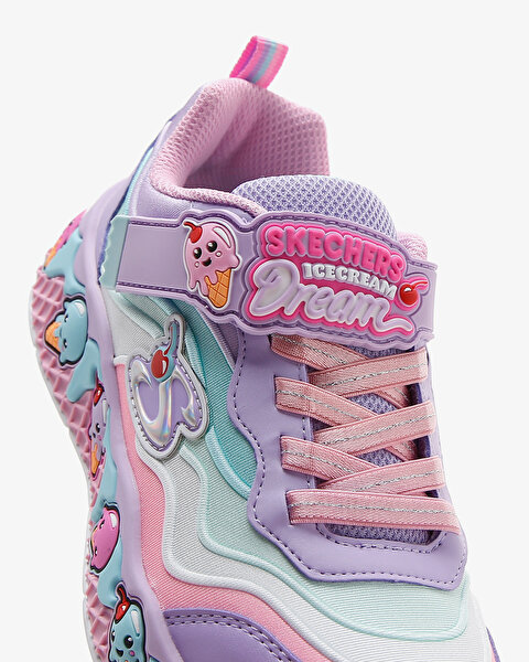 Skechers Sundae Sweeties Büyük Kız Çocuk Mor Spor Ayakkabı 303625L LVMT-10