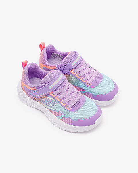 Skechers Microspec Advance Büyük Kız Çocuk Mor Spor Ayakkabı 303657L LVMT-5