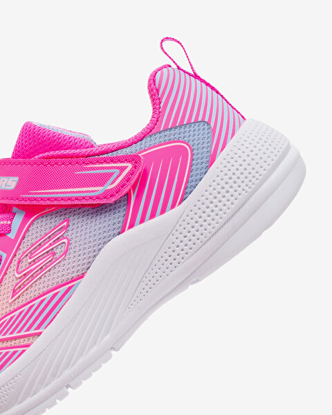 Skechers Microspec Advance Oasis Point Küçük Kız Çocuk Pembe Spor Ayakkabı 303657N HPMT-6