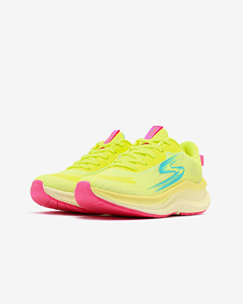 Skechers Max Cushioning Ascend-aura Speed Büyük Kız Çocuk Sarı Spor Ayakkabı 303665L LMMT-2