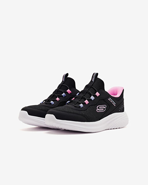 Skechers Bounder Pro Büyük Kız Çocuk Siyah Spor Ayakkabı 303690L BLK-2