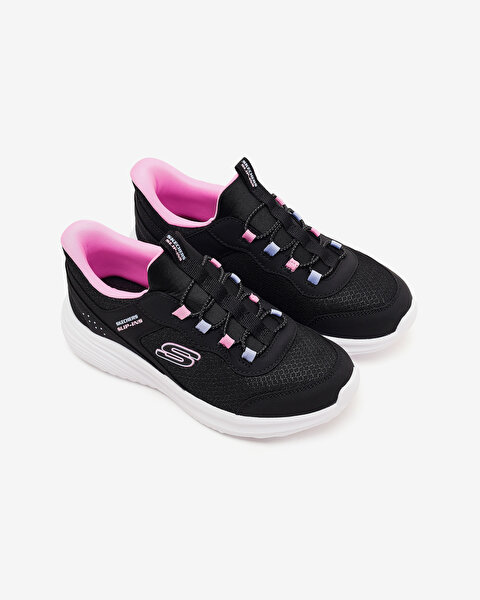 Skechers Bounder Pro Büyük Kız Çocuk Siyah Spor Ayakkabı 303690L BLK-5