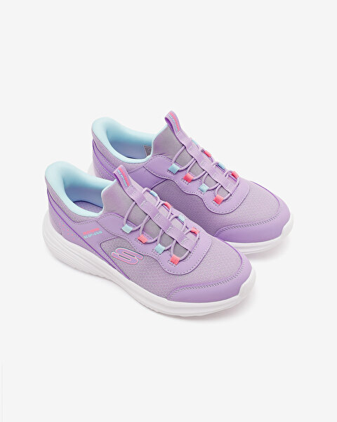 Skechers Bounder Pro Büyük Kız Çocuk Mor Spor Ayakkabı 303690L LAV-5