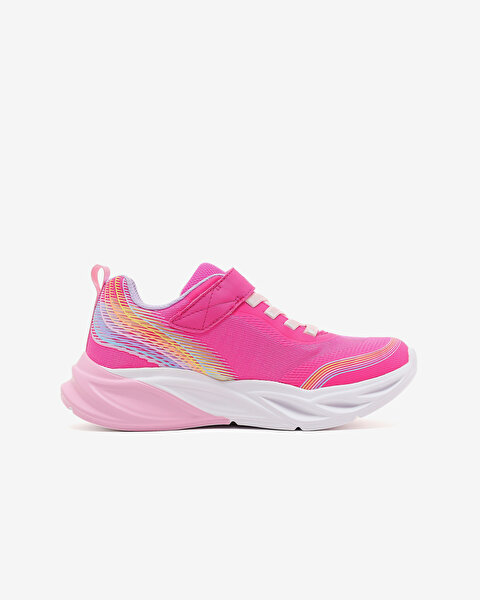 Skechers Cosmic Glow - Rainbow Beam Büyük Kız Çocuk Pembe Işıklı Spor Ayakkabı 303709L PKMT-1