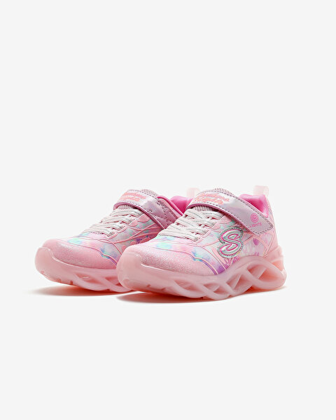 Skechers Twisty Ice Büyük Kız Çocuk Pembe Işıklı Spor Ayakkabı 303710L LPMT-3