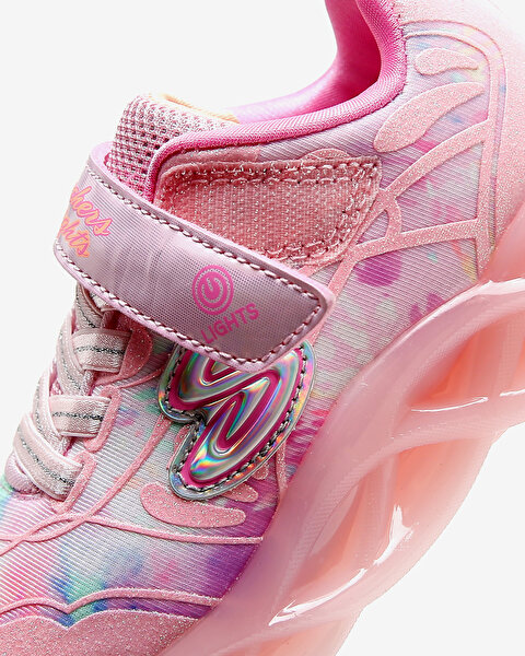 Skechers Twisty Ice Büyük Kız Çocuk Pembe Işıklı Spor Ayakkabı 303710L LPMT-7