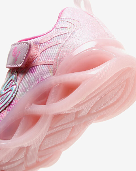 Skechers Twisty Ice Büyük Kız Çocuk Pembe Işıklı Spor Ayakkabı 303710L LPMT-8