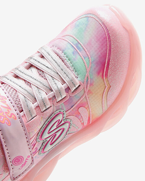 Skechers Twisty Ice Büyük Kız Çocuk Pembe Işıklı Spor Ayakkabı 303710L LPMT-9