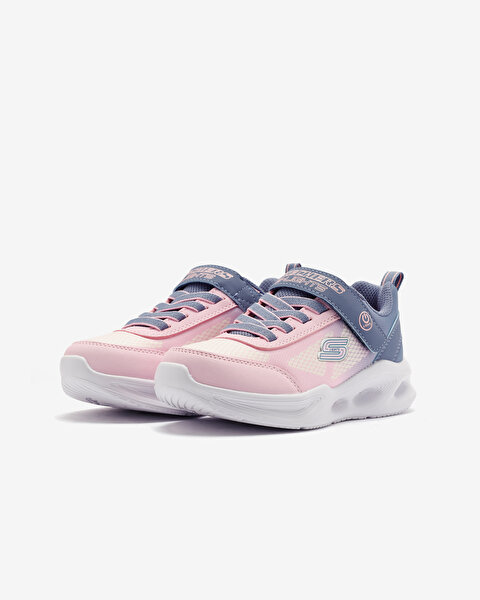 Skechers Skechers Sola Glow - Ombre Deluxe Büyük Kız Çocuk Gri Işıklı Spor Ayakkabı 303714L GYLP-3