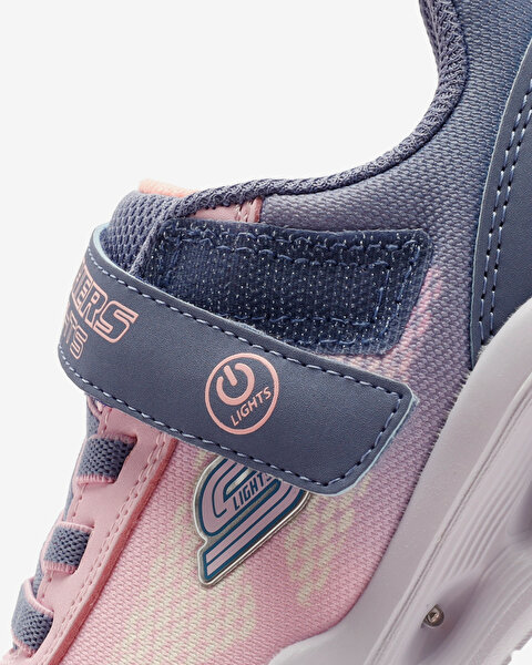 Skechers Skechers Sola Glow - Ombre Deluxe Büyük Kız Çocuk Gri Işıklı Spor Ayakkabı 303714L GYLP-8