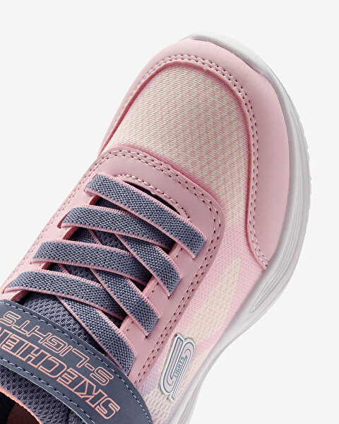 Skechers Skechers Sola Glow - Ombre Deluxe Büyük Kız Çocuk Gri Işıklı Spor Ayakkabı 303714L GYLP-10
