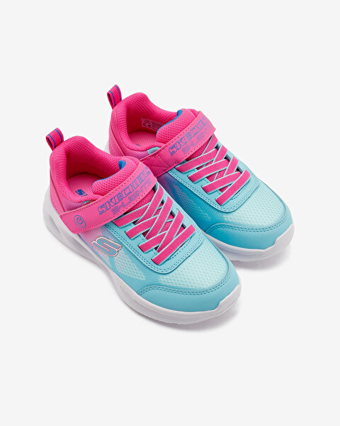 Skechers Skechers Sola Glow - Ombre Deluxe Büyük Kız Çocuk Pembe Işıklı Spor Ayakkabı 303714L PKTQ-6