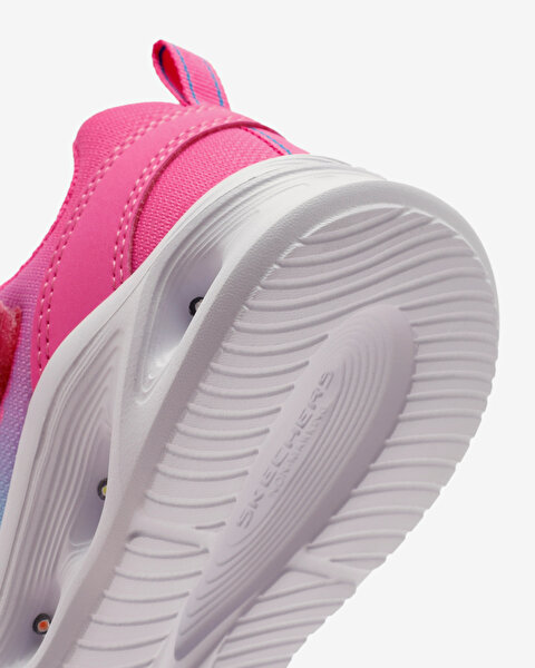 Skechers Skechers Sola Glow - Ombre Deluxe Büyük Kız Çocuk Pembe Işıklı Spor Ayakkabı 303714L PKTQ-7