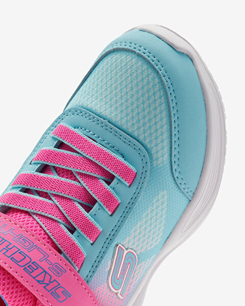 Skechers Skechers Sola Glow - Ombre Deluxe Büyük Kız Çocuk Pembe Işıklı Spor Ayakkabı 303714L PKTQ-10