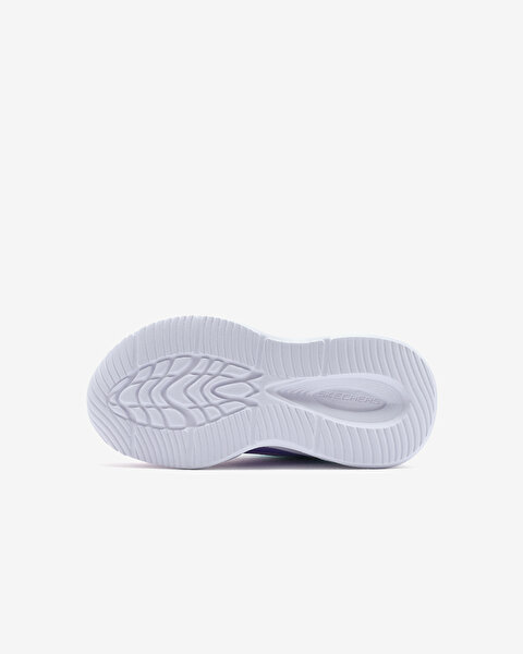 Skechers Skechers Sola Glow - Ombre Deluxe Küçük Kız Çocuk Mor Işıklı Spor Ayakkabı 303714N TQLV-4
