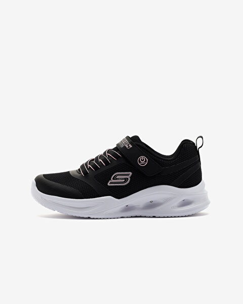Skechers Skechers Sola Glow Büyük Kız Çocuk Siyah Işıklı Spor Ayakkabı 303715L BLK