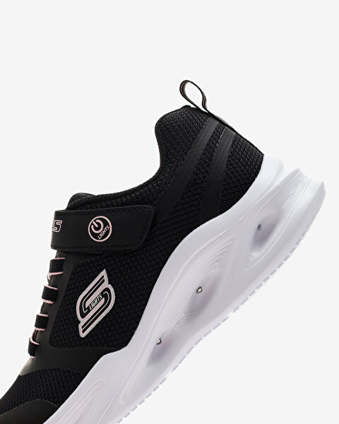 Skechers Skechers Sola Glow Büyük Kız Çocuk Siyah Işıklı Spor Ayakkabı 303715L BLK-7