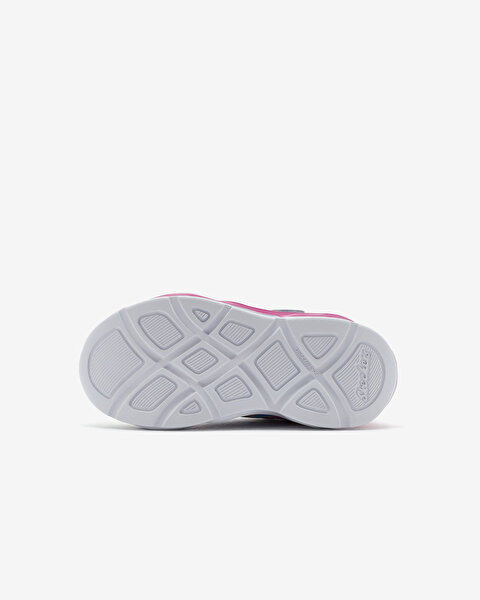 Skechers Twisty Glow  -  Sorbet Swirl Küçük Kız Çocuk Gri Işıklı Spor Ayakkabı 303716N SMLT-4