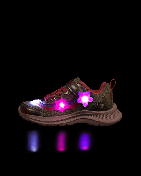 Skechers Jumpsters 2.0 Büyük Kız Çocuk Gri Işıklı Spor Ayakkabı 303724L SMLT-6