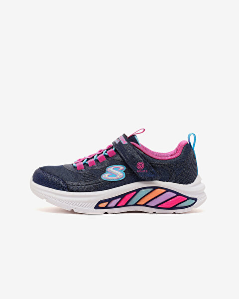 Rainbow Cruisers-glitzy Glow Büyük Kız Çocuk Lacivert Işıklı Spor Ayakkabı 303726L NVMT