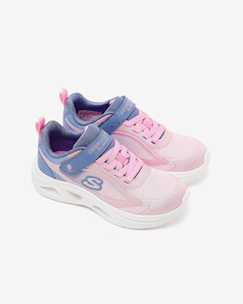 Skechers Sola Glow 2.0 Büyük Kız Çocuk Gri Işıklı Spor Ayakkabı 303729L GYPK-4