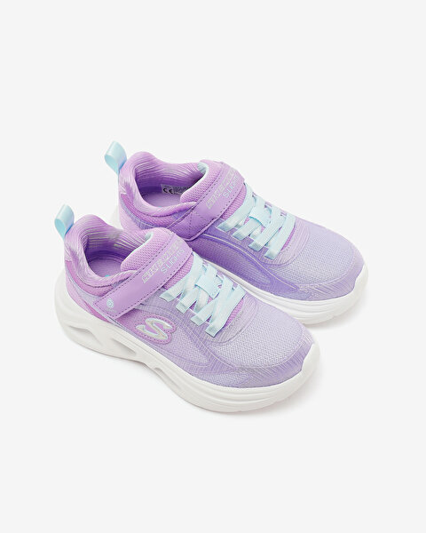 Skechers Sola Glow 2.0 Büyük Kız Çocuk Mor Işıklı Spor Ayakkabı 303729L LVAQ-5
