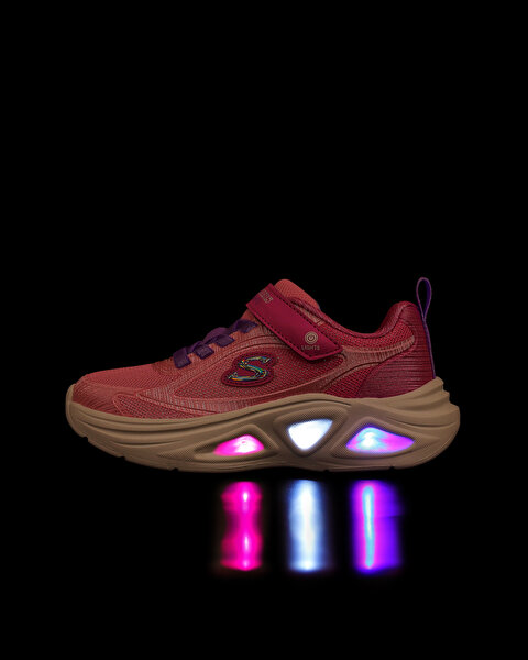 Skechers Sola Glow 2.0 Büyük Kız Çocuk Pembe Işıklı Spor Ayakkabı 303729L PKLV-2