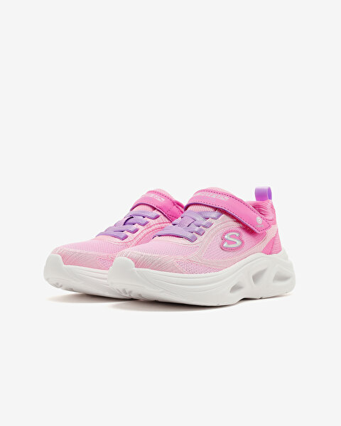 Skechers Sola Glow 2.0 Büyük Kız Çocuk Pembe Işıklı Spor Ayakkabı 303729L PKLV-3
